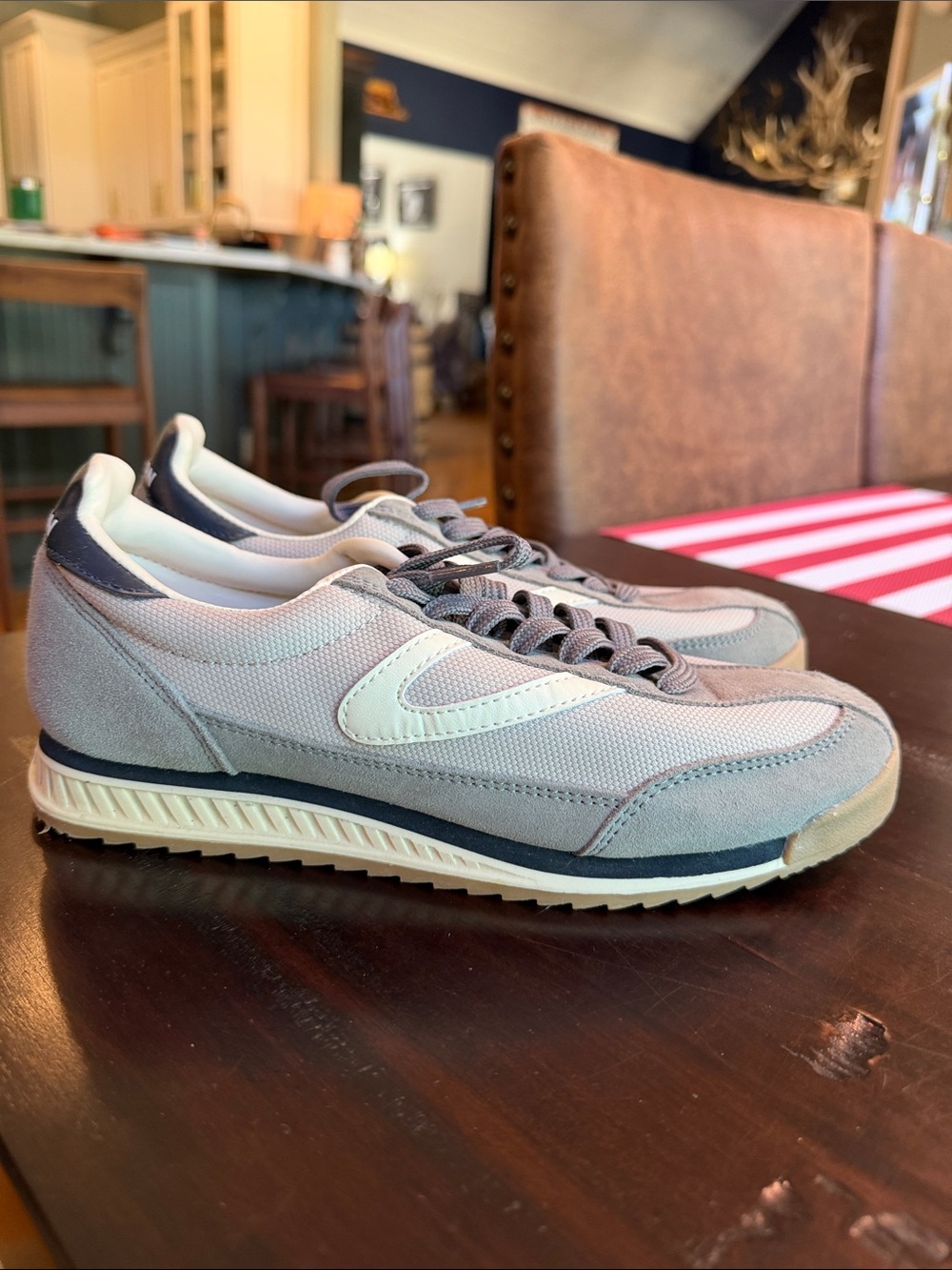 Light Gray Tretorn women’s Retro Runner Sneakers - Casual Everyday Shoe